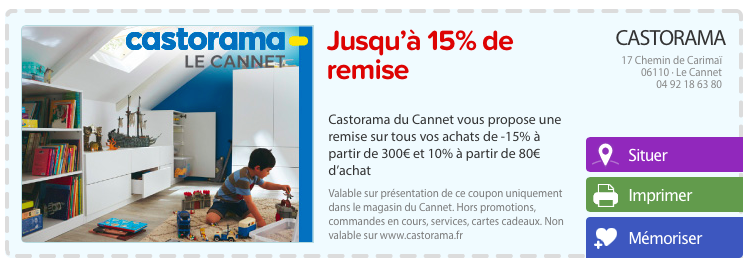 promotion castorama le cannet 06 