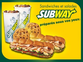 2 Menus SUB 30 à 19€