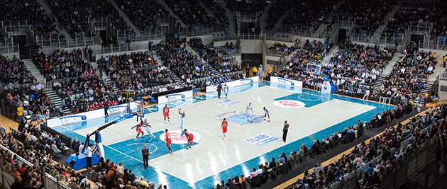 Un match à l'azur arena d'Antibes